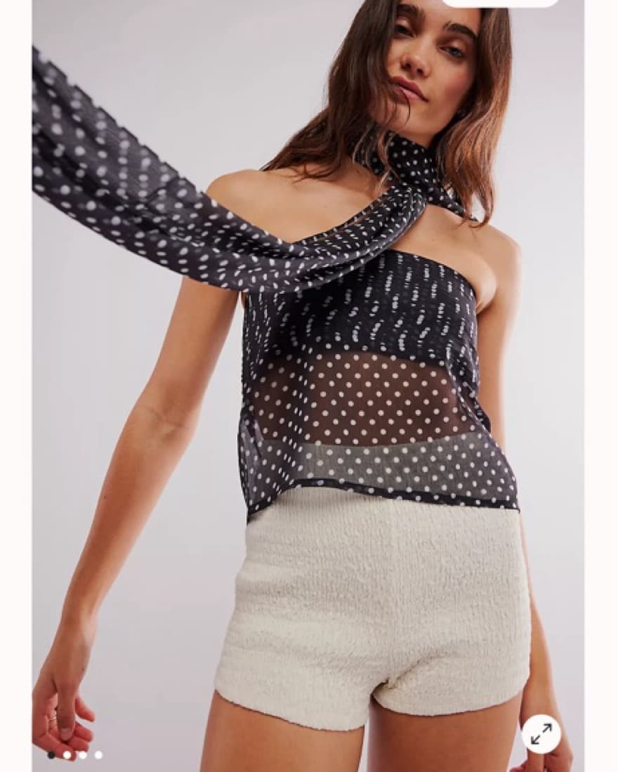  Nigel Preston Chiffon Tube Top - Image 1