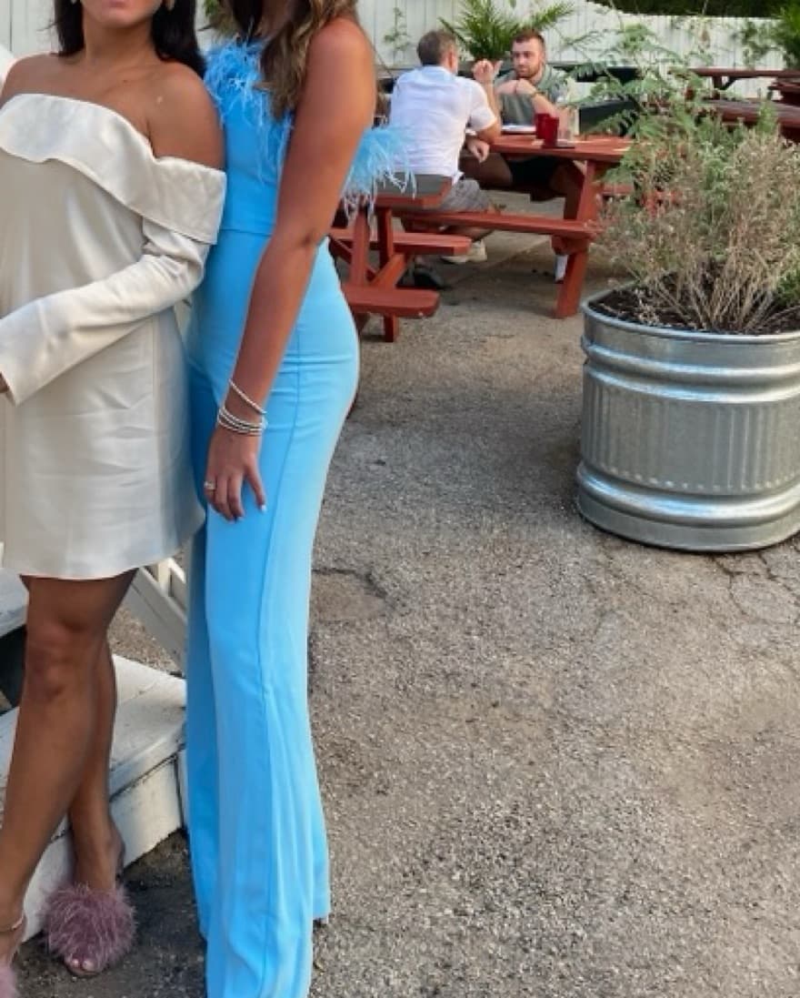Amanda Uprichard Blue Jumpsuit - Image 4