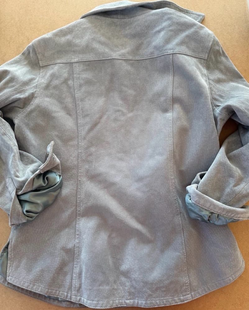 Vintage A.M.I. Suede Leather Jacket - Image 3