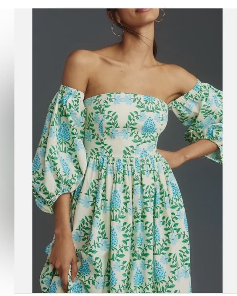 Anthropologie Long Sleeve Midi Dress - Image 2
