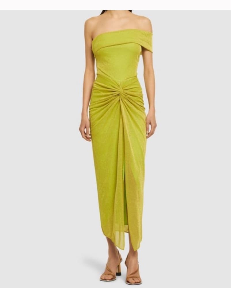 Baobab Aria Lime Green Dress - Image 3