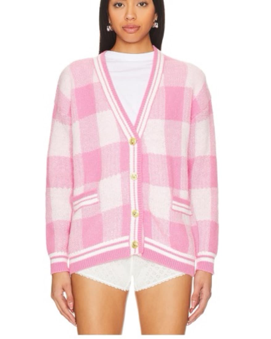 MORE TO COME Cardigan in Pink  - Image 2