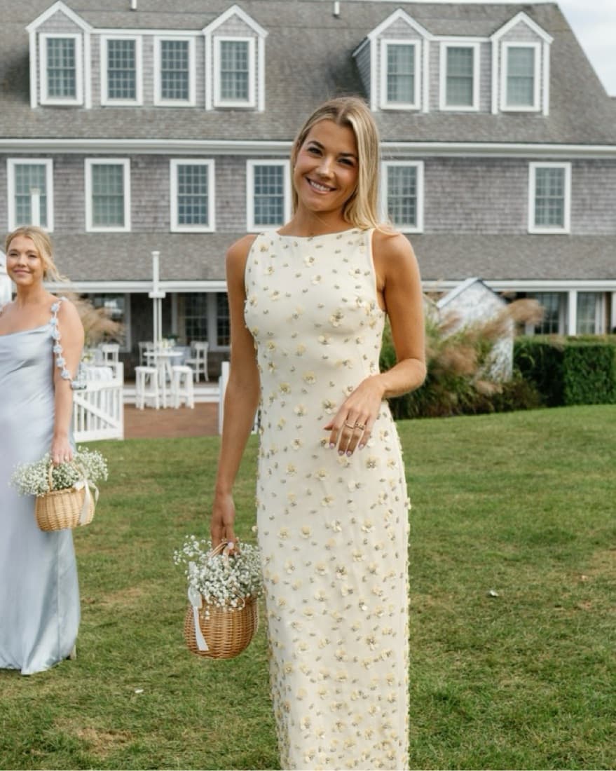Simkhai Claudia Blacktie Gown Dress - Image 2