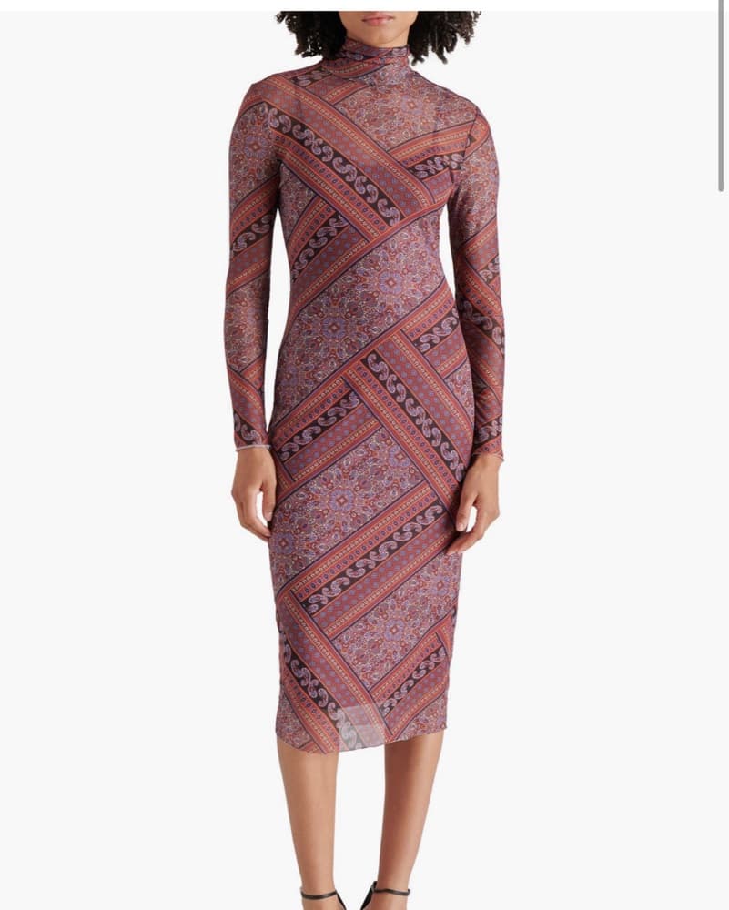 Steve Madden Mesh Midi Dress  - Image 1