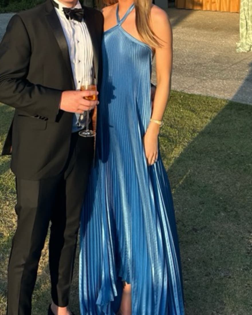 L’IDEE Deesee Gown in Mediterranean Blue - Image 4