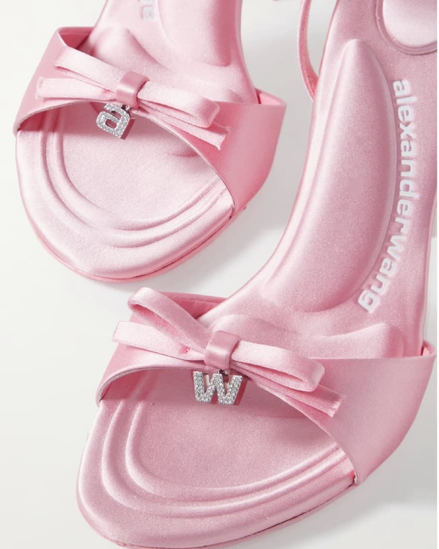 Alexander Wang Pink Bow Heels - Image 2