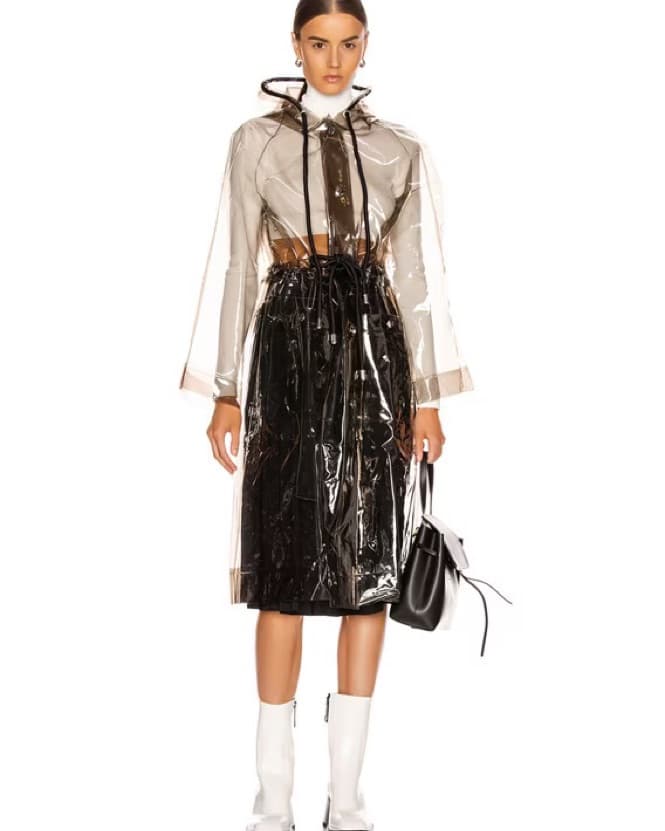 Proenza Schouler Black/clear Raincoat - Image 1