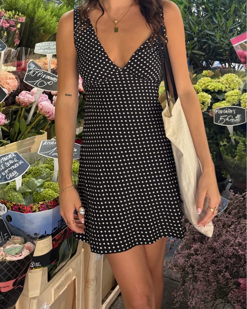Nellie Mini Polka Dot Dress - Image 2