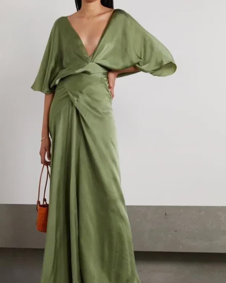 Cortana Maxi Wrap Dress - Image 1