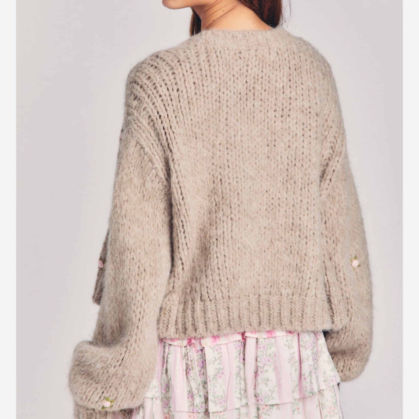 LoveShackFancy Emilie Wool Cardigan  - Image 2