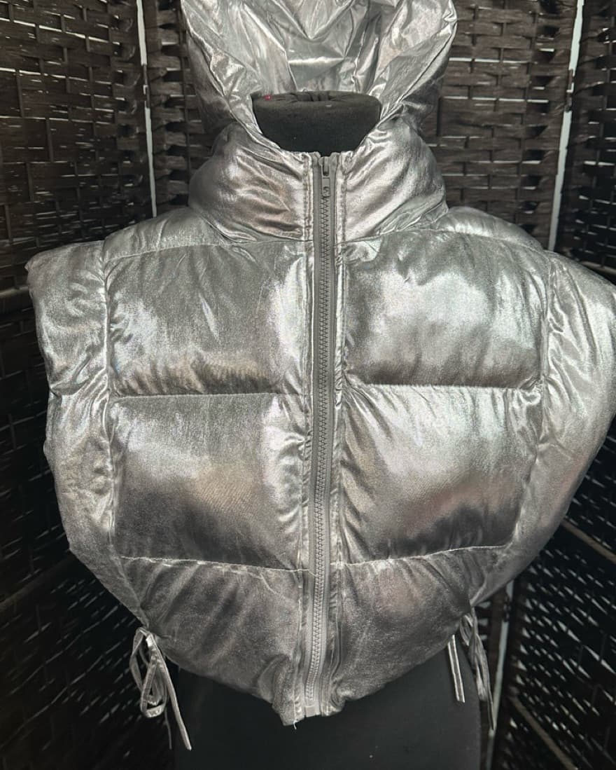 Puffer Crop Jacket - Image 1