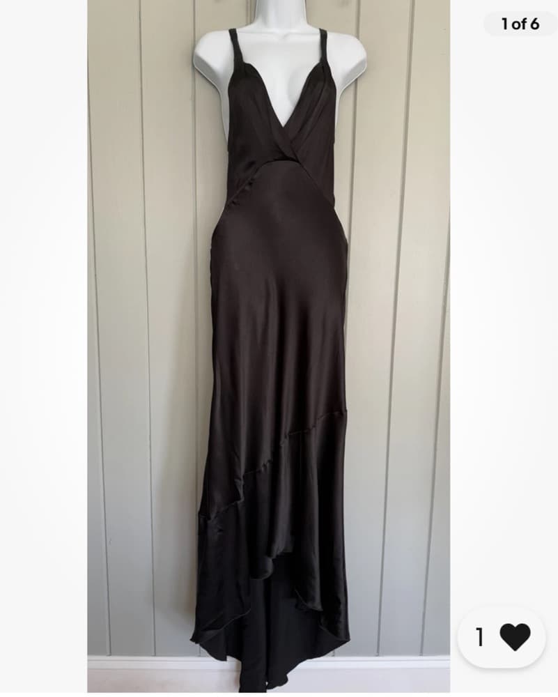 Vintage Bebe Gown Backless - Image 1