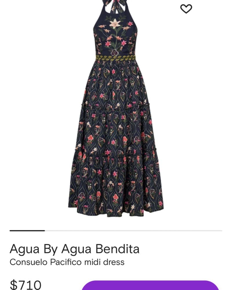 Agua Bendita Midi Dress - Image 2