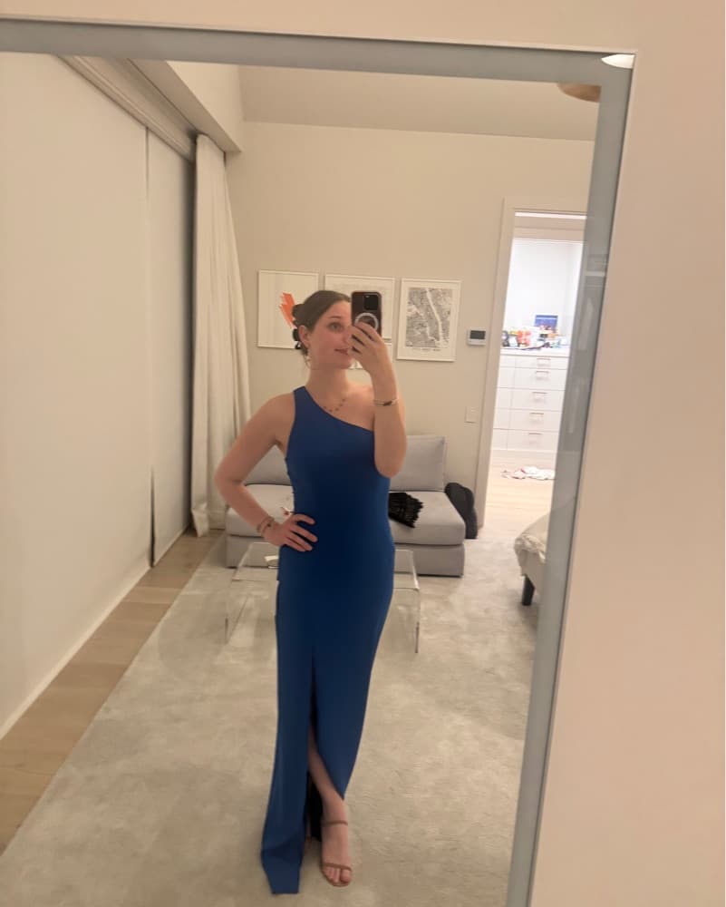 Jay Godfrey One-Shoulder Maxi Dress - Image 1