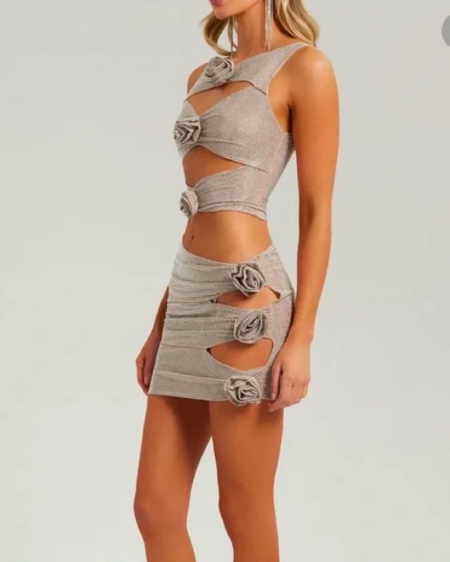 Heiress Beverly Hills Silver Cut Out Set - Image 2