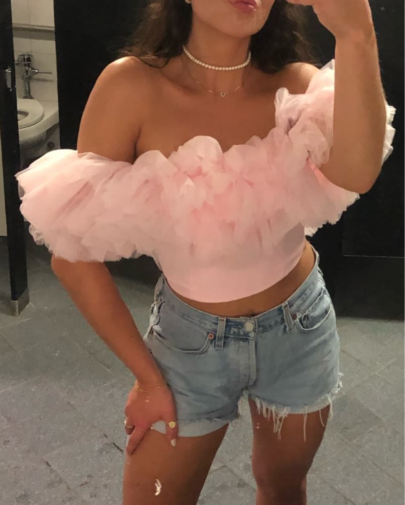 Dyspnea Pink Tulle Top - Image 2