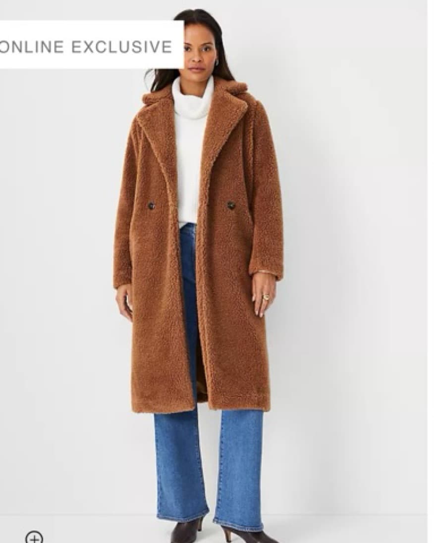 Brown Teddy Trench Coat - Image 1
