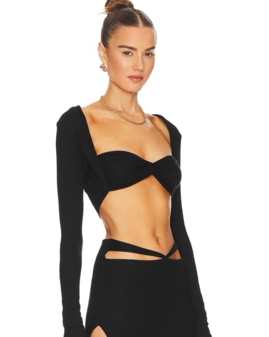 Lama Jouni Long Sleeve Crop Top - Image 2