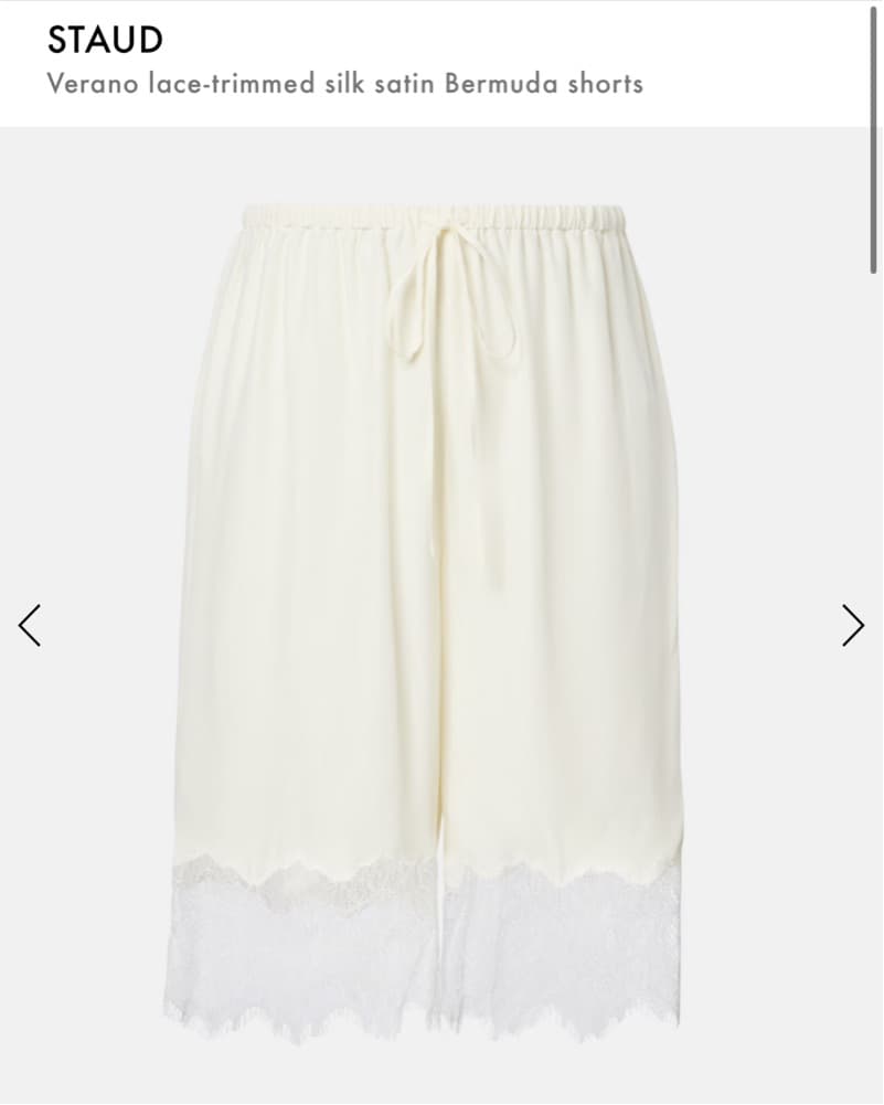 New Staud Silk Shorts  - Image 3