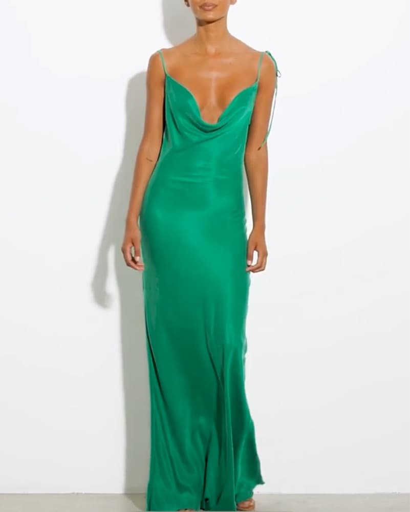 Rat & Boa Ophelia Green Gown - Image 3