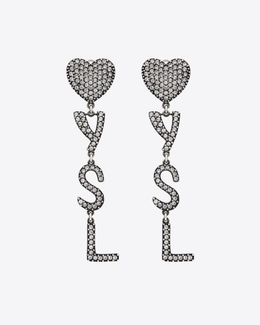 YSL Opyum Heart Earrings  - Image 2