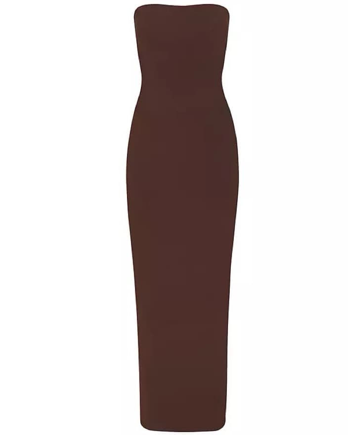 Skims Fits Everybody Tube Dress (Cocoa) - Image 3