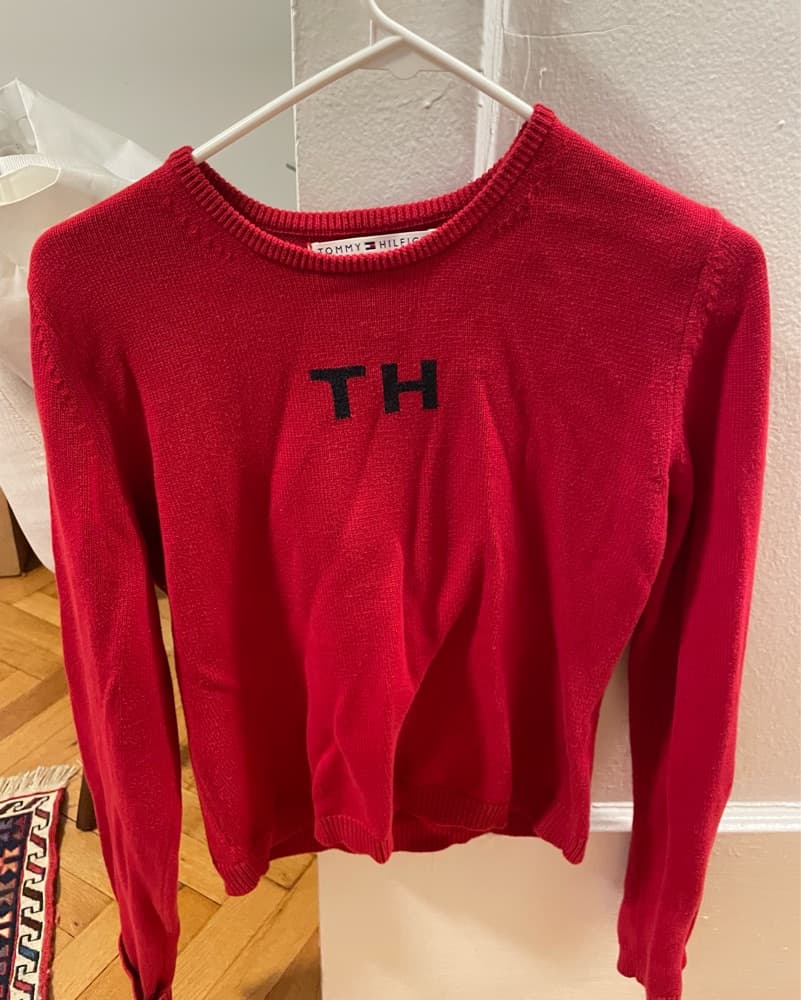 Tommy Hilfiger Red Sweater  - Image 2