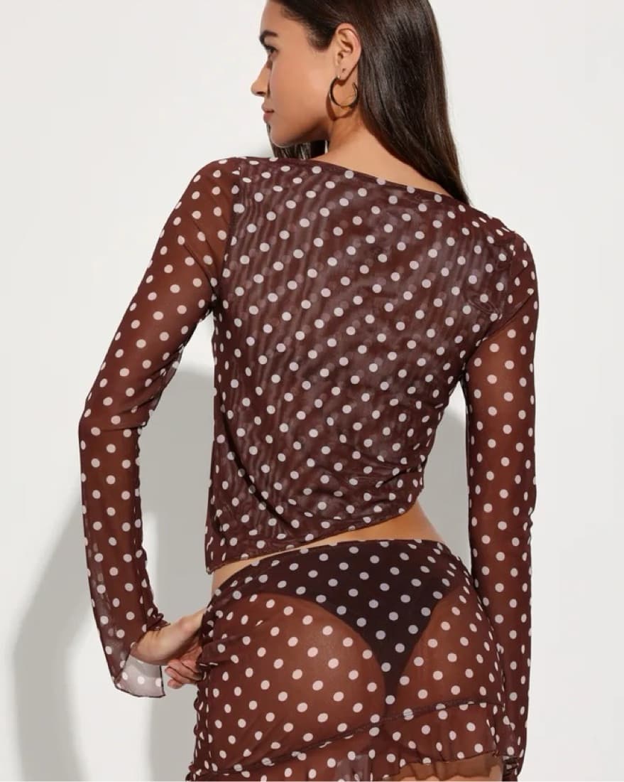 Sheer Polka Dot Set - Image 3