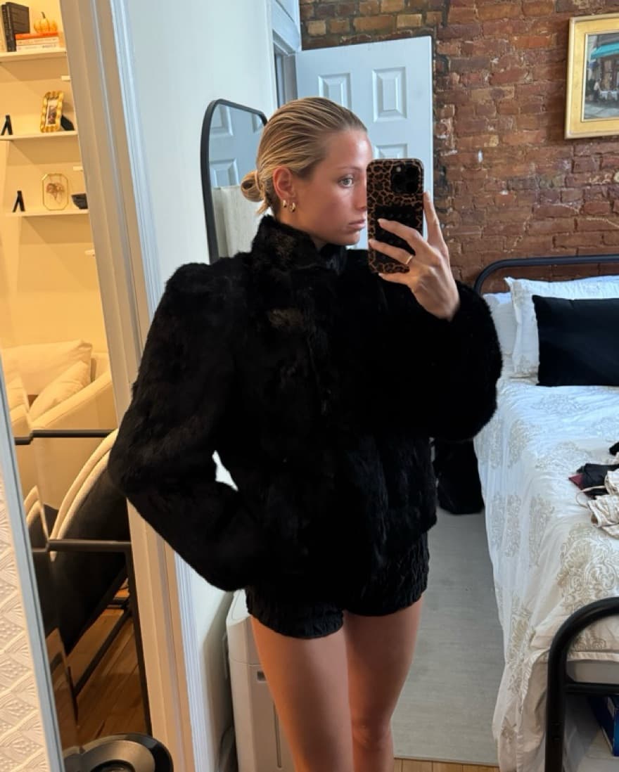 Vintage REAL Rabbit Fur Coat  - Image 5