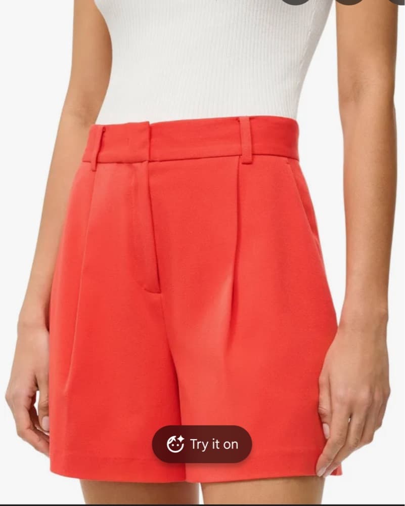 STAUD Womens Heather Shorts - Image 1