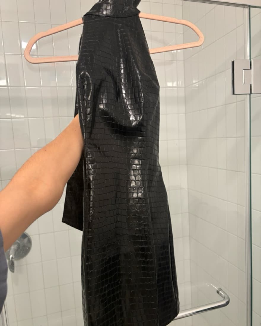 Croc Embossed Dress - Image 6