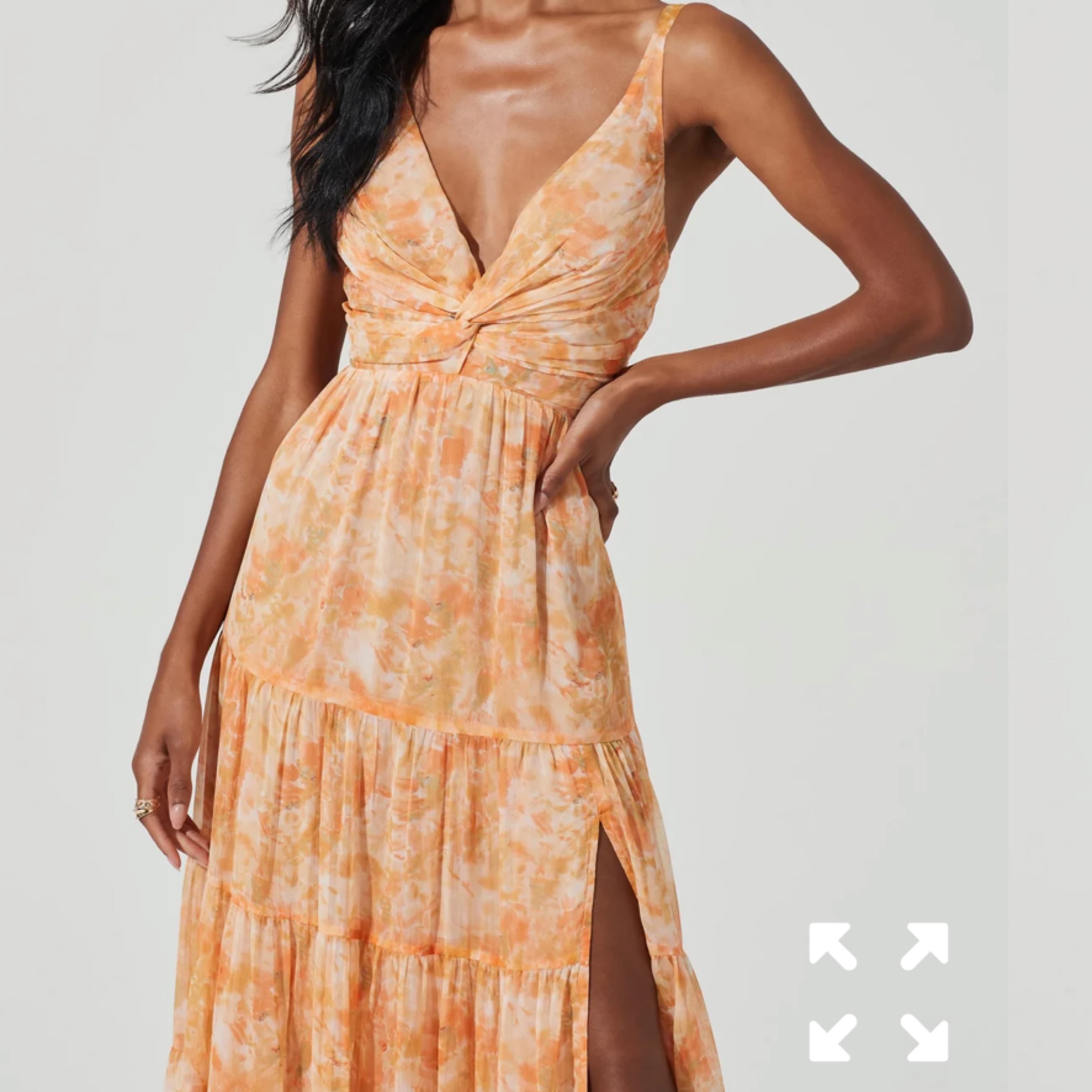 ASTR Tiered Floral Dress - Image 2