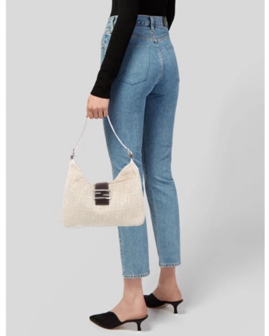 Fendi Zucca Canvas Shoulder Bag  - Image 2