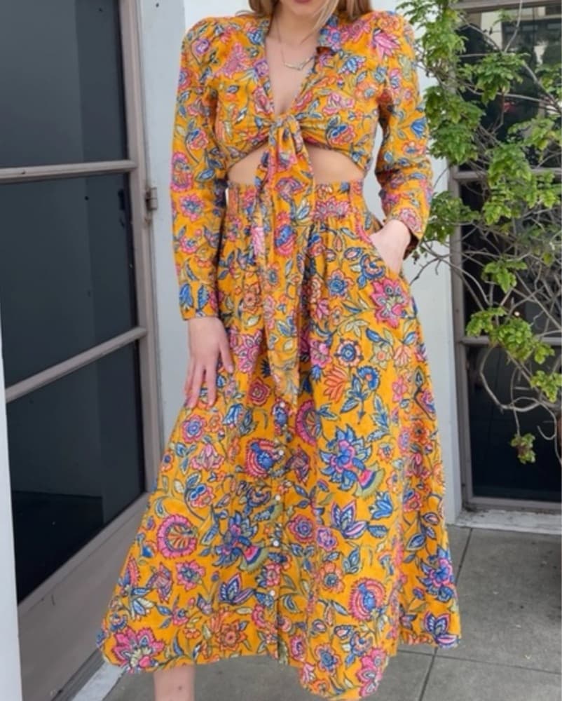 House Of Harlow Floral Dress - Image 1