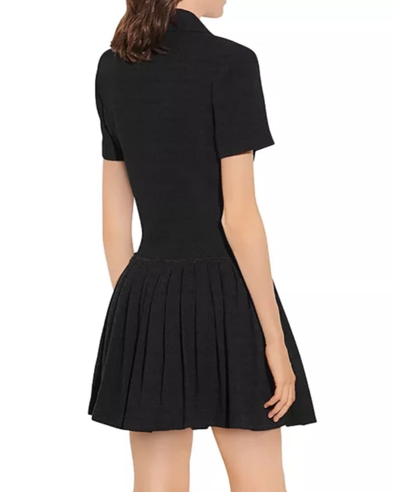 Sandro Rossa Tweed Dress  - Image 4