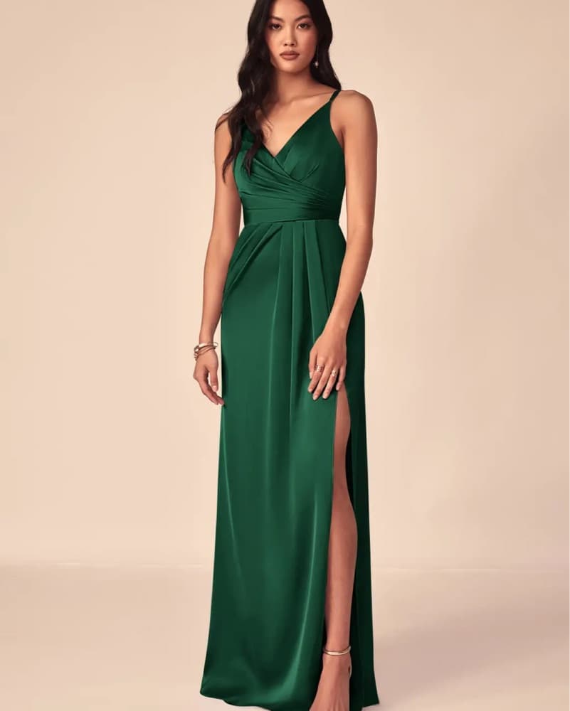Dark Green Formal Dress - Image 1