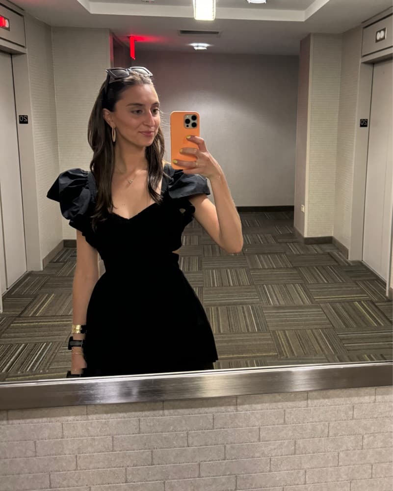 Black Midi Dress - Image 3