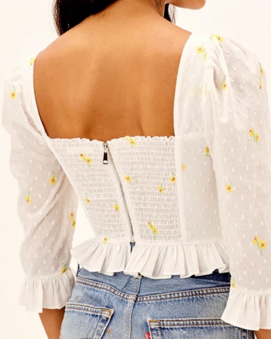 For Love & Lemons Sunflower Top - Image 2
