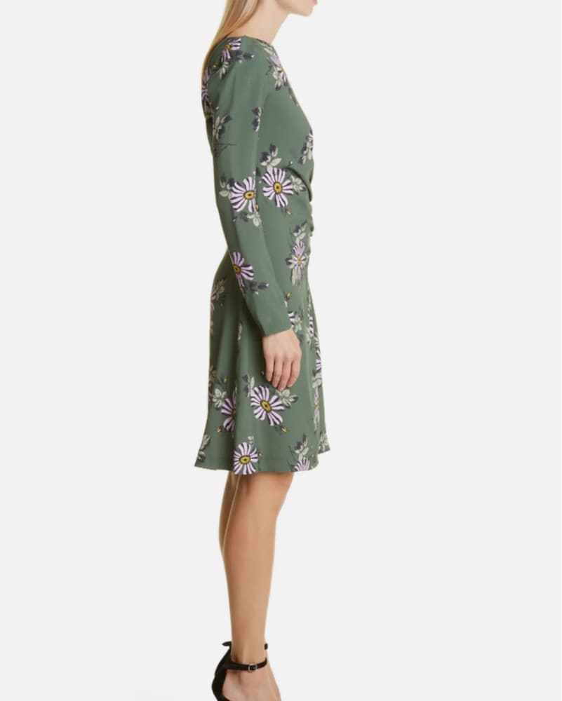 Vibrant Floral Midi Dress - Image 2