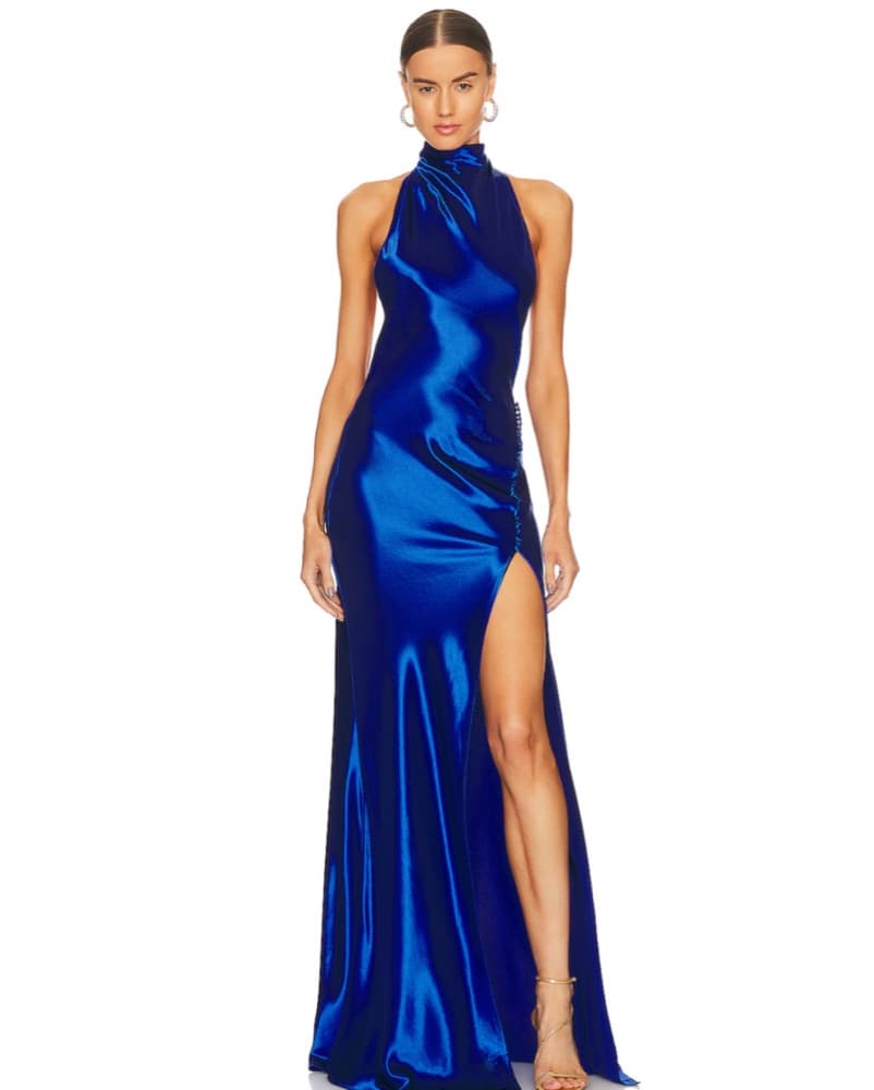 Sau Lee Penelope Gown in Egyptian Blue - Image 3