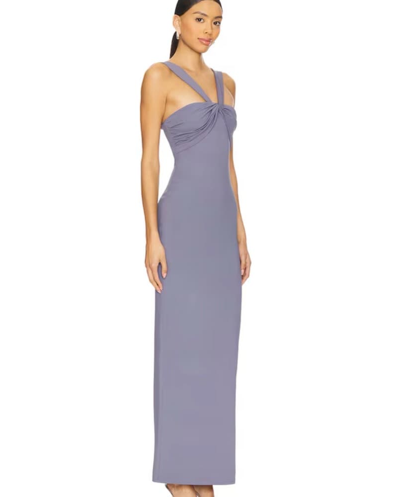 Superdown Bronwyn Maxi Dress in Slate - Image 2