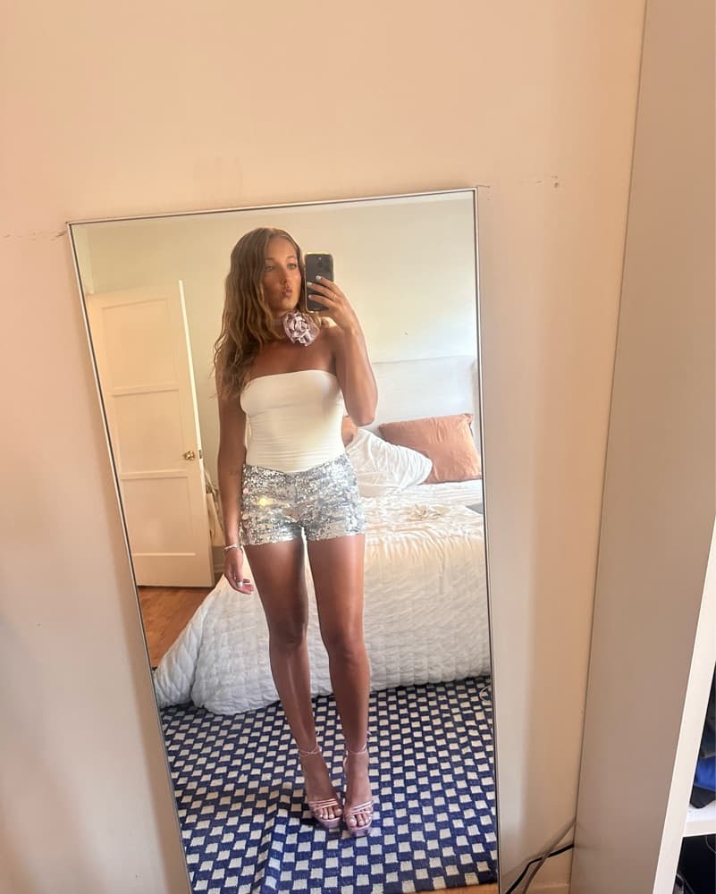 Guizio Sequin Shorts  - Image 2