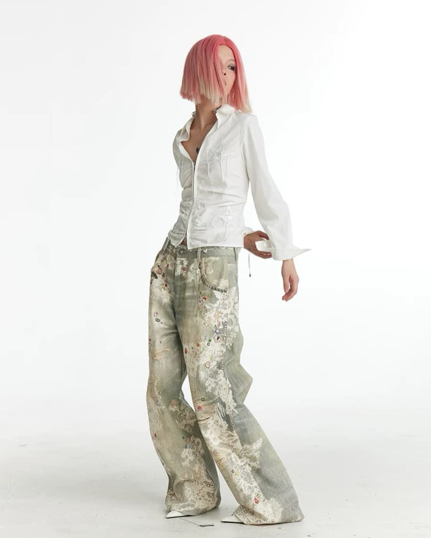 Light Wash Jeans  - Image 3
