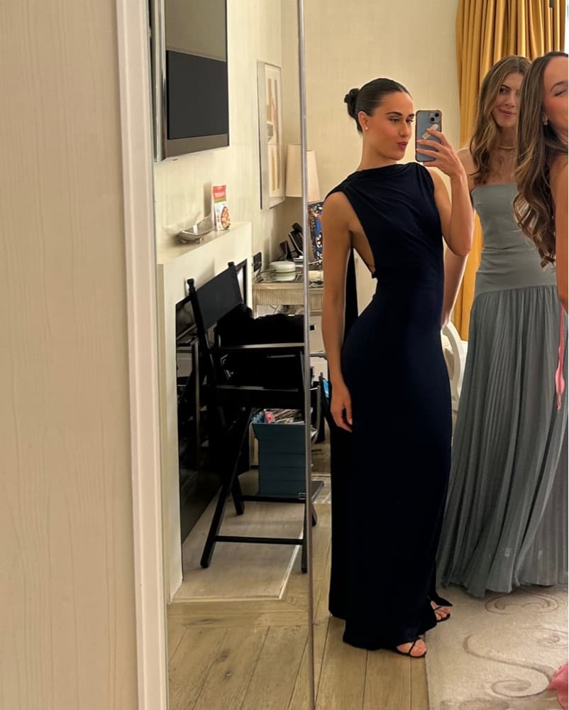 Lovers and Friends Sienna Gown In Navy  - Image 1