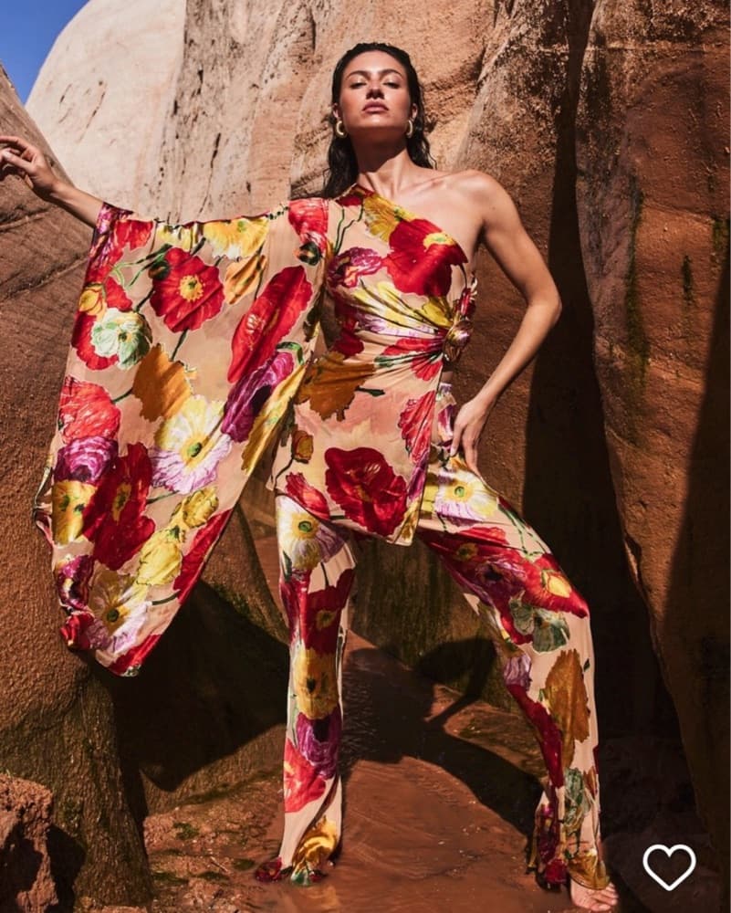 Cult Gaia Stacie Pant - Silky Floral  - Image 2
