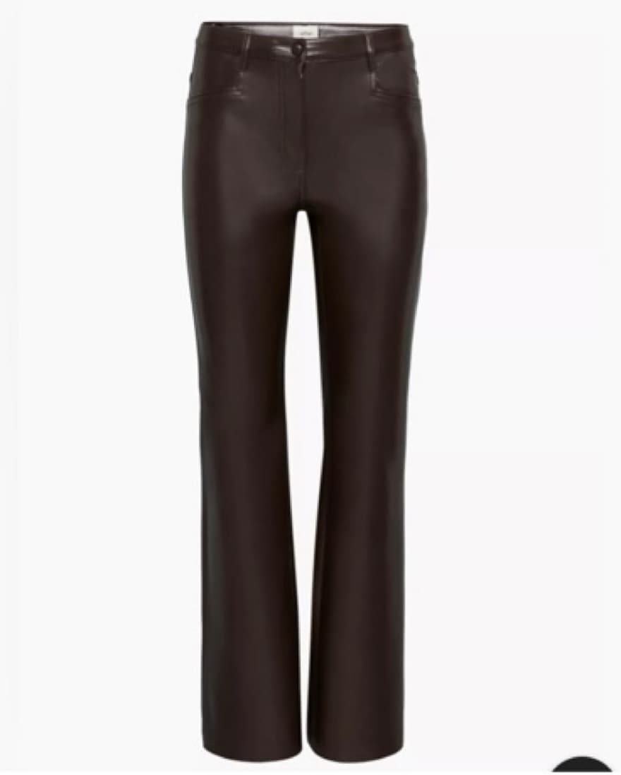 Aritzia Melina Leather Flare Pant  - Image 1