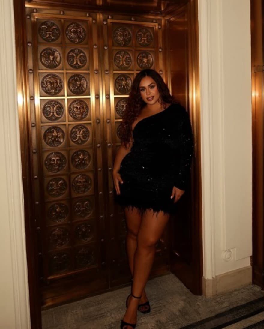 Giada Sequin Mini Dress - Image 1