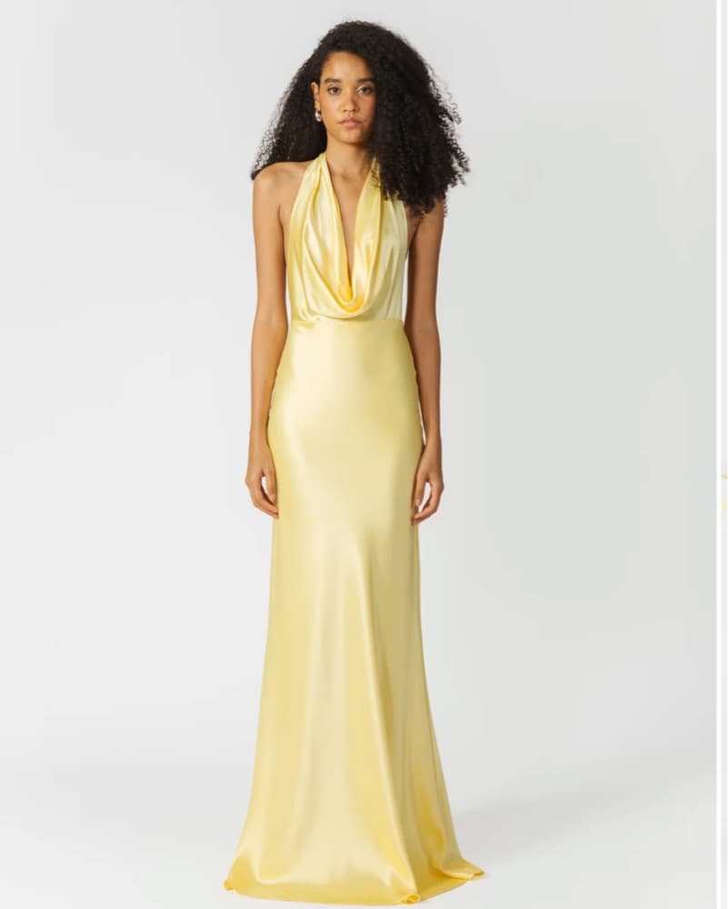 Sau Lee Yellow Long Dress - Image 1