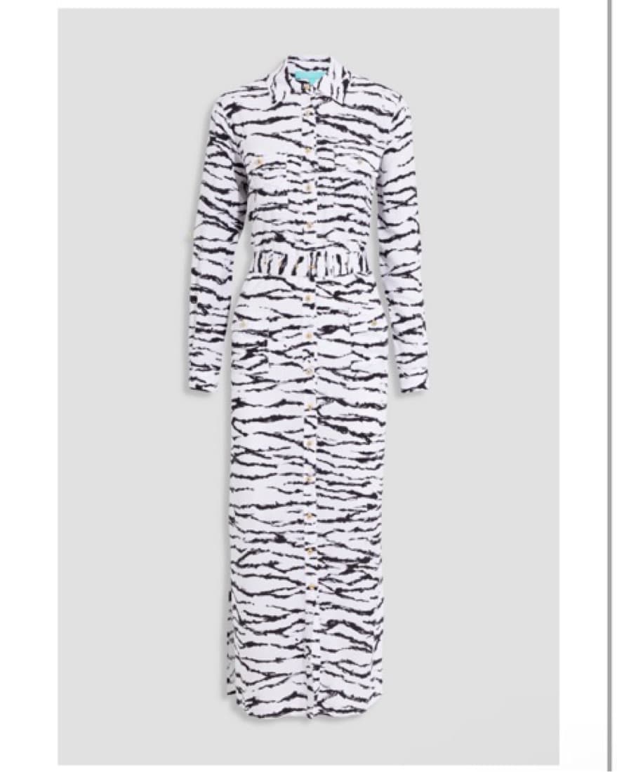 Zebra Print Maxi Dress - Melissa Odabash - Image 3