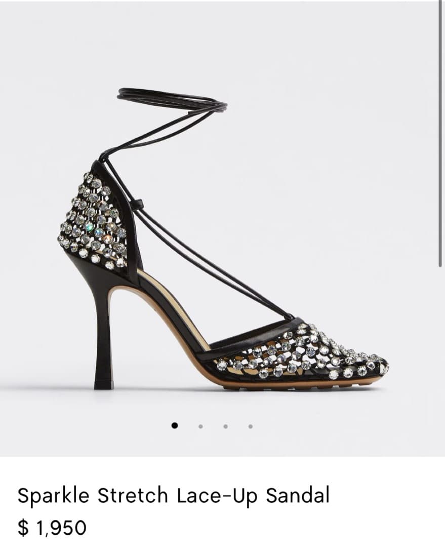 Bottega Veneta Rhinestone Heel - Image 1